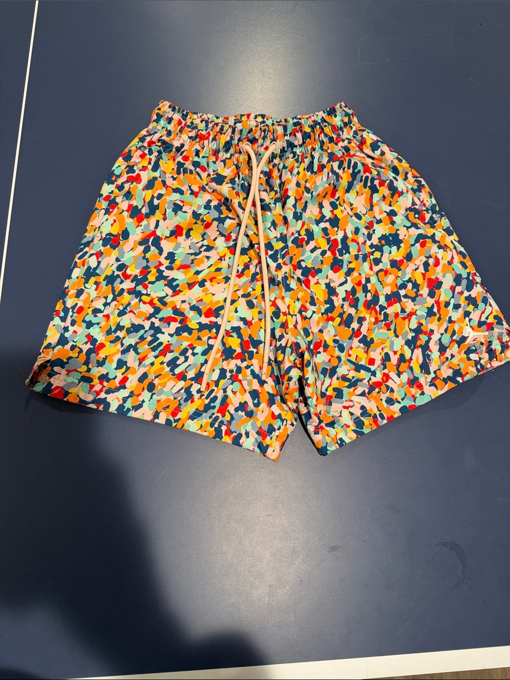 Jordan Men's Multi-Color Abstract Print Swim Trunks